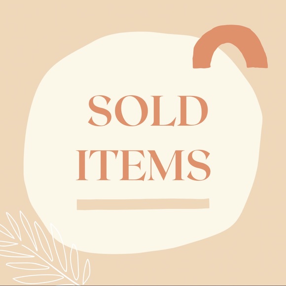 ✨ SOLD ITEMS ✨ - Picture 1 of 1